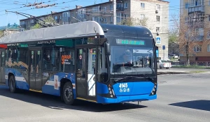 Новые троллейбусы в Барнауле.