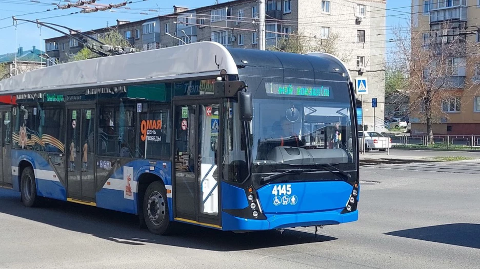 Новые троллейбусы в Барнауле.