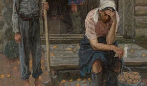 Фрагмент картины «Дети войны» Алексея и Сергея Ткачевых.