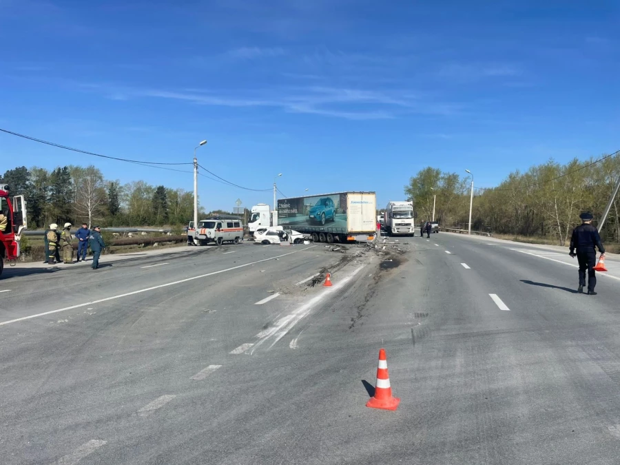 Смертельное ДТП в Искитимском районе.