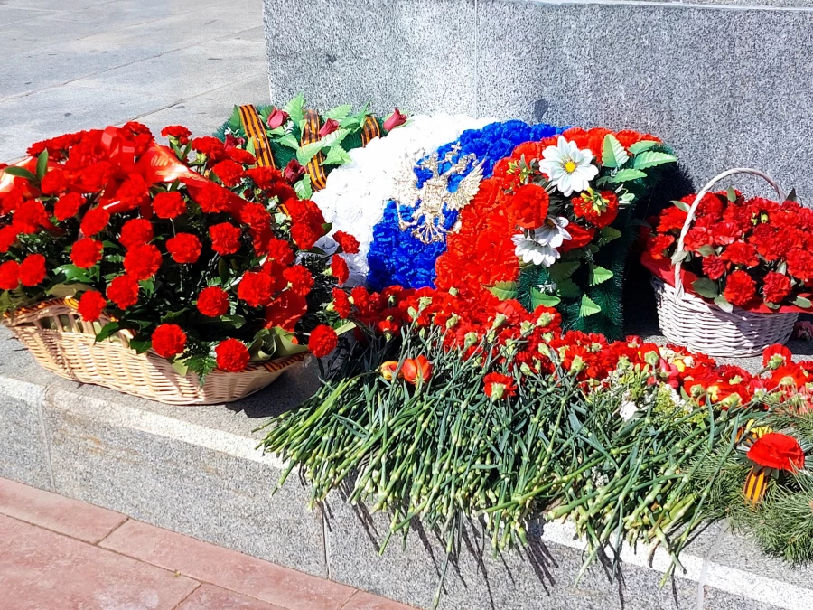 Украшения Барнаула ко Дню Великой Победы. 