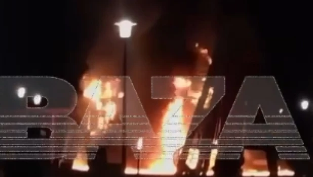 Сжег детскую площадку беспилотник