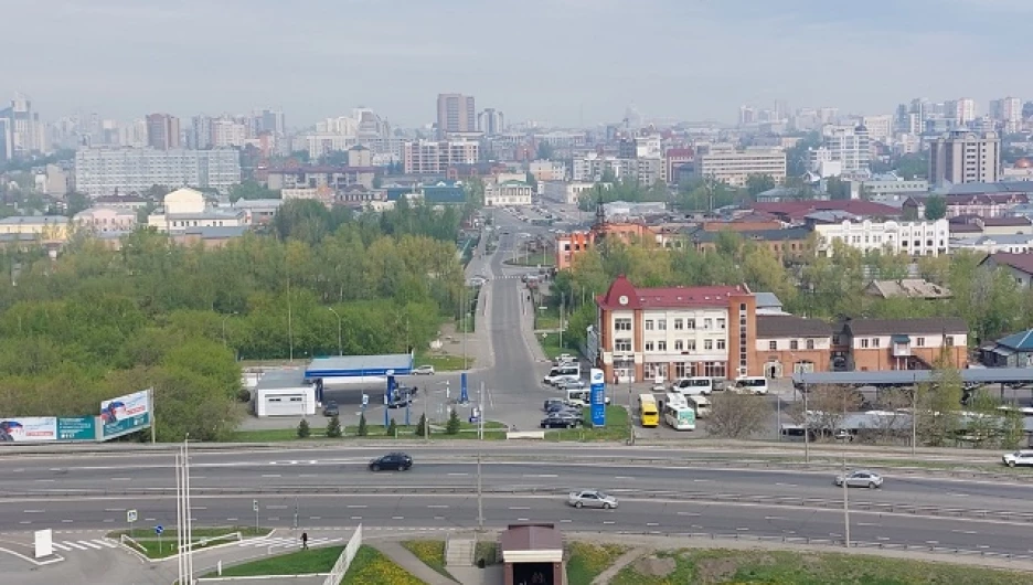 В окрестностях Барнаула ликвидируют ландшафтный пожар