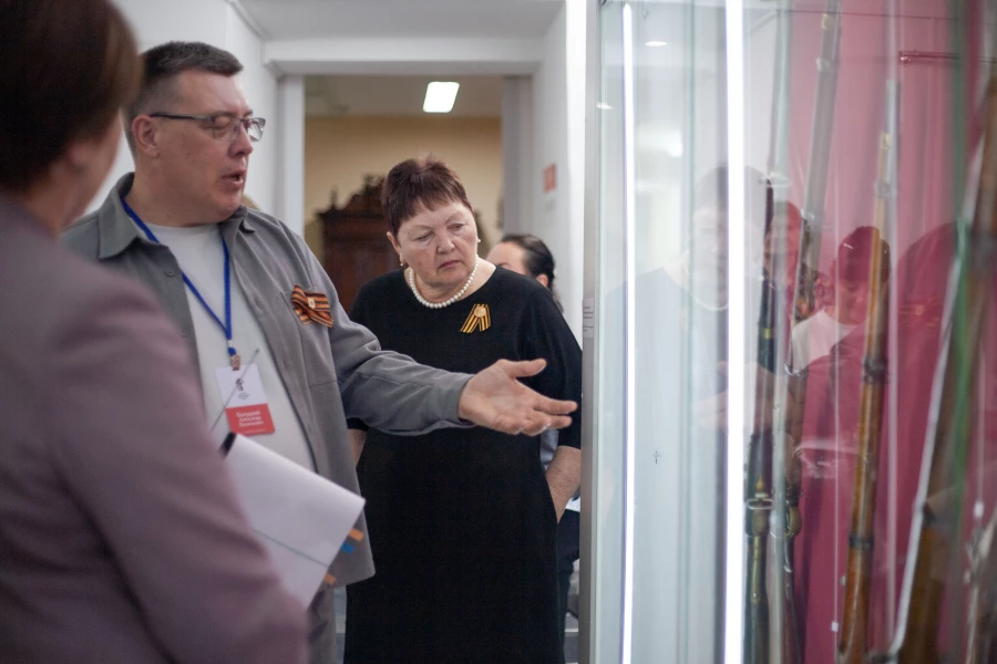 Выставка оружия в Краеведческом музее