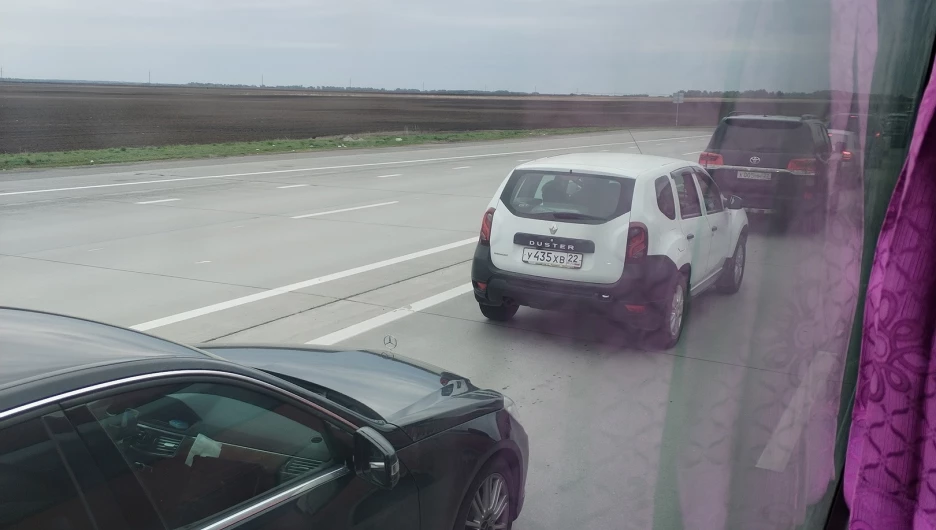 Пробка под Барнаулом 