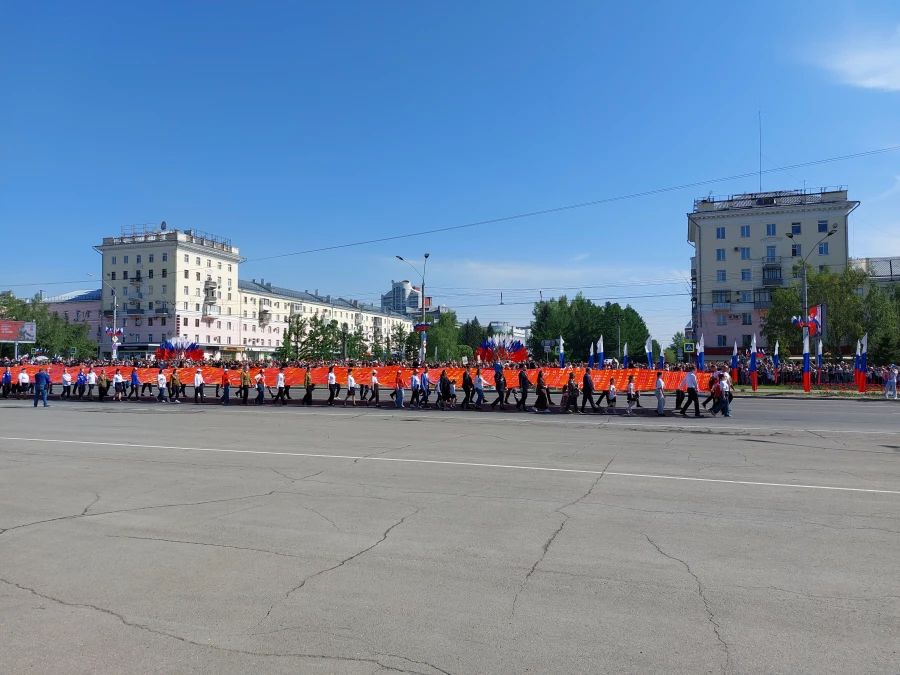 Парад в День Победы в Барнауле — 2025.