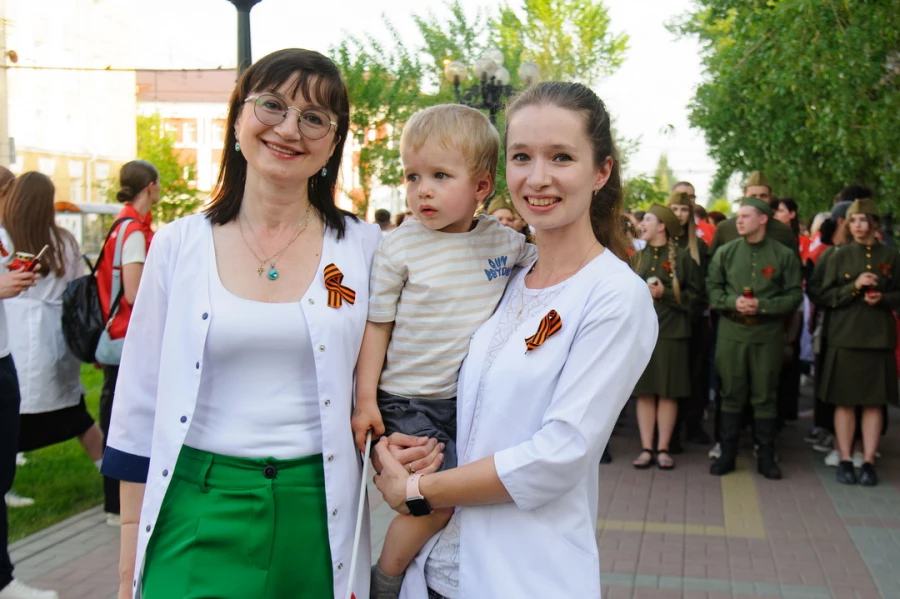 Как в Барнауле прошло 9 мая 2025 года. Дорога милосердия.
