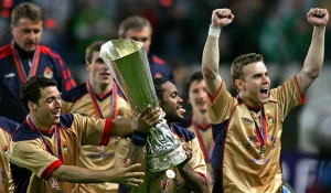 Победа ЦСКА в Кубке УЕФА в 2005 году.