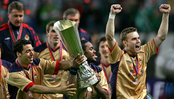 Победа ЦСКА в Кубке УЕФА в 2005 году.