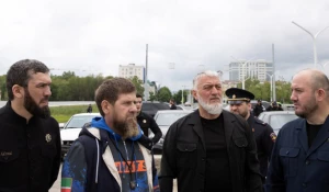 Строительство нового района имени Путина в Грозном.