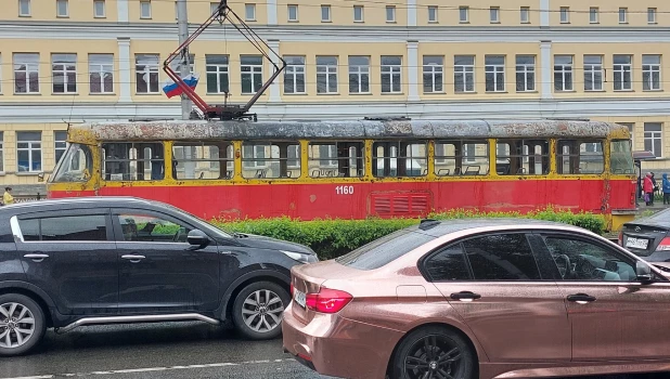 Центр Барнаула встал колом