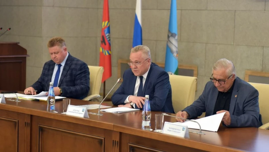 Межведомственное совещание в администрации Барнаула.