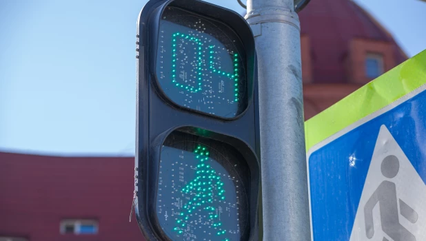 Барнаул, светофор.