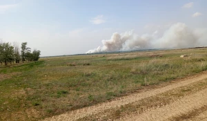 Пожар в Угловском районе. 