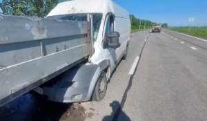 На Чуйском тракте произошла массовая авария.