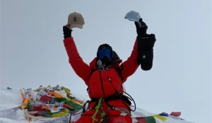 Виктория Боня поднялась на Гору-кладбище.