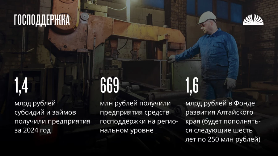 Отчетная статистика промышленности Алтайского края по итогам 2024 года.