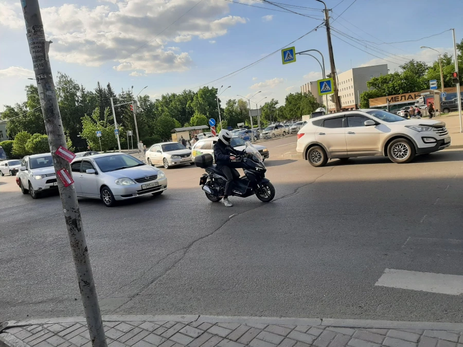 Массовое ДТП произошло в центре города