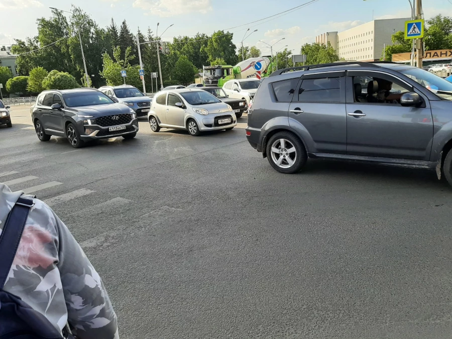 Массовое ДТП произошло в центре города
