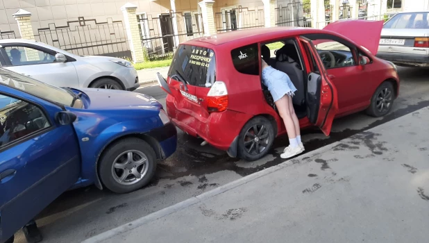 Массовое ДТП произошло в центре города