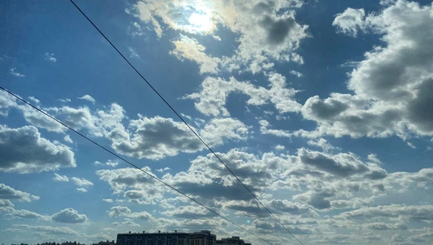 Разбросались по небу облака