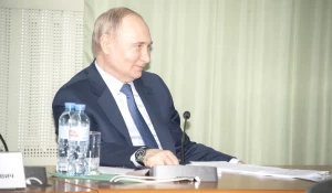 Владимир Путин в Курской области.