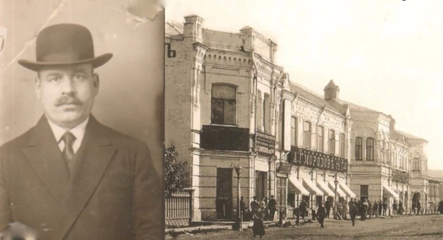 Приказчик магазина барнаульского купца Морозова. Участник стачки 1905 года,