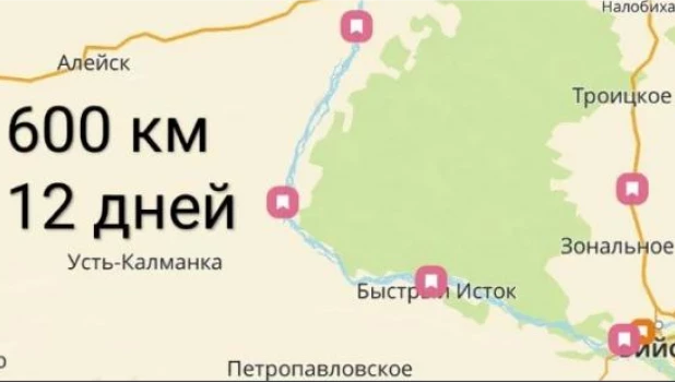 Бийчанин отправился в одиночное путешествие на SUP-борде до Новосибирска.