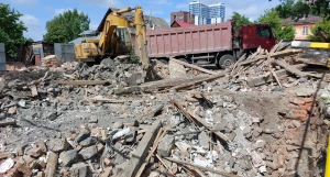 Снос дома на ул. Никитина, 146.