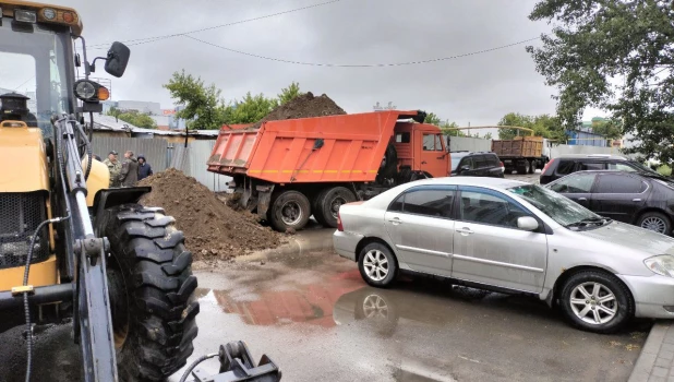 Работы по сетям водоснабжения.