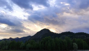 Катунь на закате.