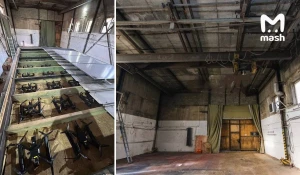 Ангар с дронами 