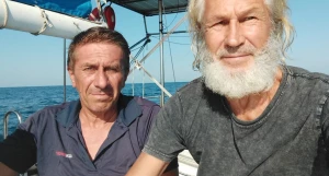 Евгений Ковалевский и Станислав Березкин в кругосветном путешествии. 