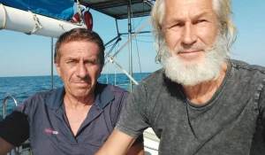 Евгений Ковалевский и Станислав Березкин в кругосветном путешествии. 