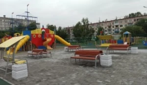 Парк Строителей в Бийске.