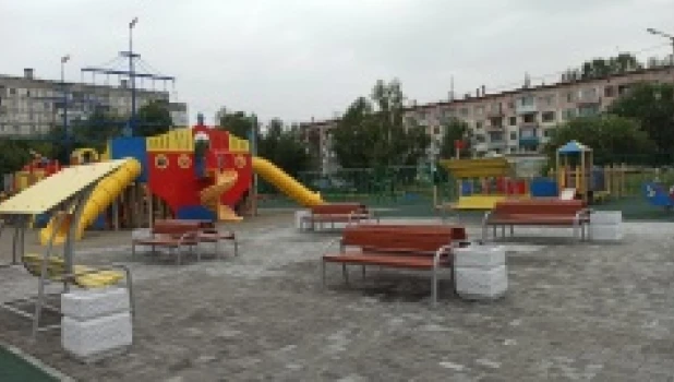 Парк Строителей в Бийске.