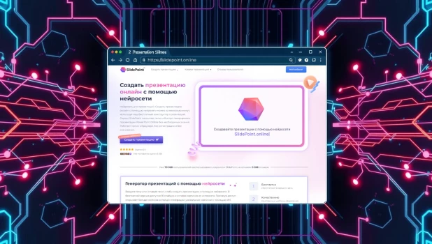 Сервис SlidePoint.online — это новый генератор презентаций.