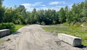 В барнаульском микрорайоне Затон открыто движение по дороге на остров Шубинский.