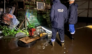 Последствия ливня в Барнауле.