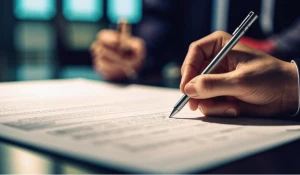 Документы. Подписание документов. Договор.