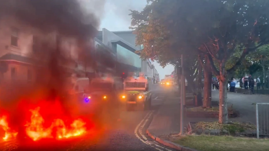 Беспорядки в Северной Ирландии.