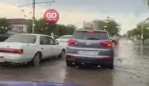 Ливень в Барнауле.