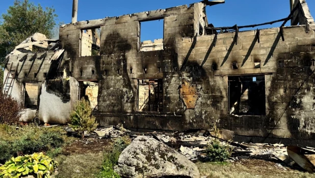 Пожар на сыроварне.