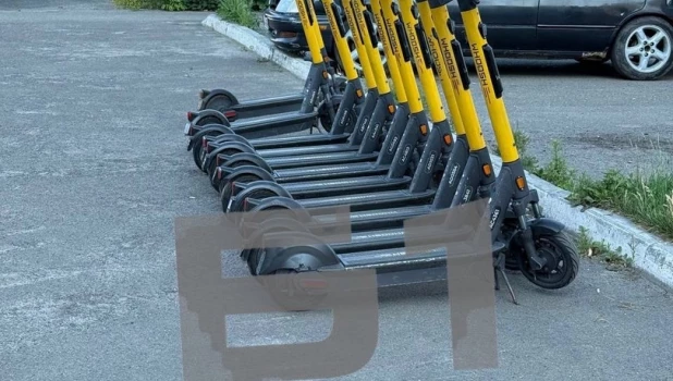 В Новоалтайске появились самокаты