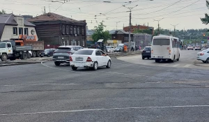 Движение восстановили по Красноармейскому проспекту во время ремонта рельс.