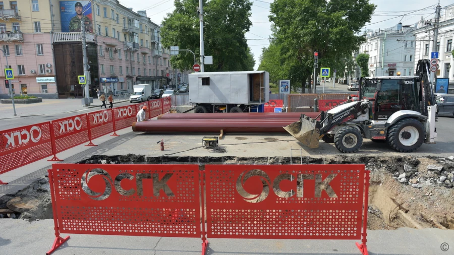 На проспекте Ленина будет ограничено движение в связи с масштабной модернизацией теплосетей.