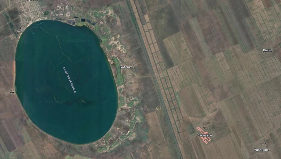 Скриншот карты: село Забавное, Алтайский край.