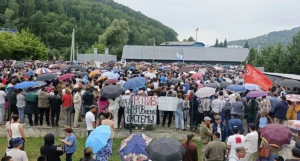 Акция протеста в Горно-Алтайске.