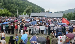 Акция протеста в Горно-Алтайске.