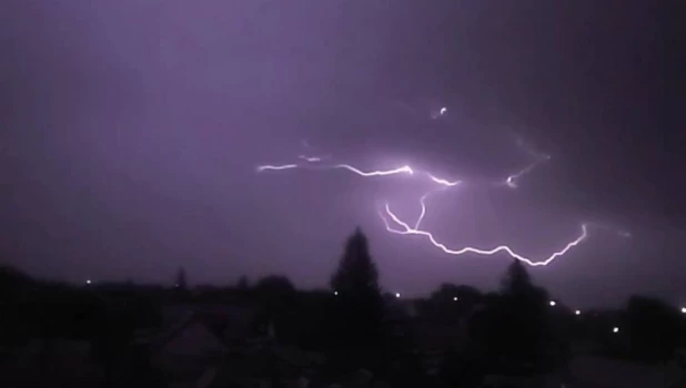 Гроза в Барнауле.